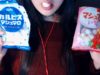 Japanese ASMR マシュマロ﻿食べる 일본 마시멜로우 이팅 사운드 Marshmallows eating sound -binaural-