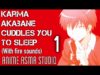 Karma Akabane Cuddles With You /// ANIME ASMR  (With Fire Sounds)