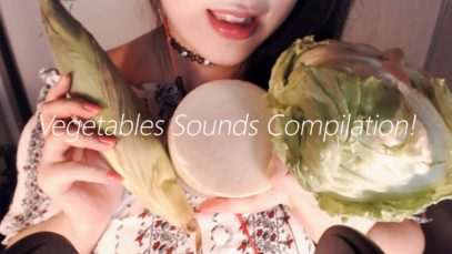 [Korean ASMR] 리얼소름 수분폭탄 야채소리모음 1탄 Vegetable sound compilation! ENG SUB