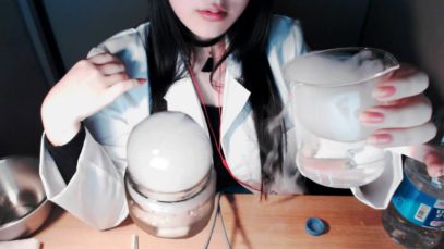 Korean ASMR 드라이아이스 과학실험 Dry Ice Science Experiments Role Play