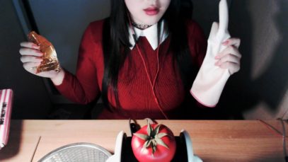 Korean ASMR 귀를 감싸는 자극적인 소리들(?) Foil around your ears! Rubber gloves ear tapping, Jelly eating