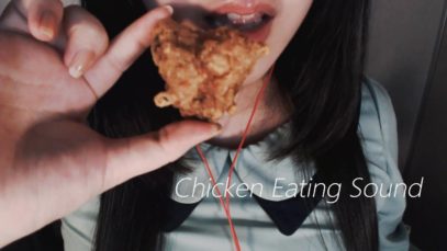 [Korean 한국어 ASMR] 바삭바삭 치킨 이팅과 무 긁기 Fried Chicken Eating sound
