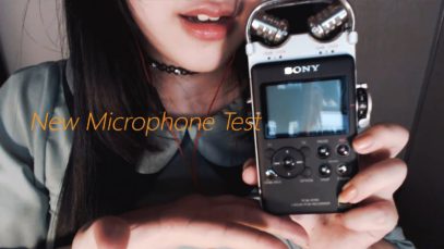 [한국어 Korean ASMR] 새로운 녹음기 테스트! New Microphone Test / Massage, Tapping, Mouth Sound