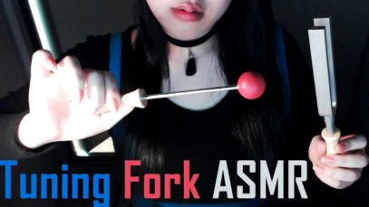 Korean ASMR 소리굽쇠와 핀셋소리의 하모니 XD Harmony of Tuning Fork and Pincette Sounds