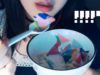 Korean ASMR 한국어 언더테일 테미플레이크를 만들어 먹어(?)보았다.. MAKING UNDERTALE TEMMIE FLAKES, Cutting Paper