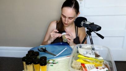 Labeling My Spice & Herb Bottles with Whispering ~ ASMR
