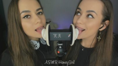 АСМР Двойные звуки рта | Licking Ear ? | Для мурашек и Расслабления