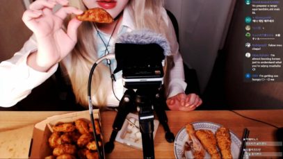 [Live ASMR] Chicken Eating Sound & Lullabies 25/11/16 치킨이팅과 자장가모음