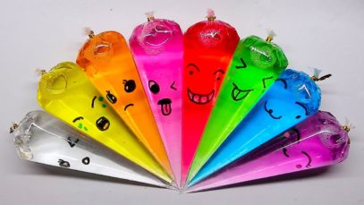 Making Clear Slime With Funny Piping Bags ? Oddly Satisfying Slime Video ⭐ASMR️⭐