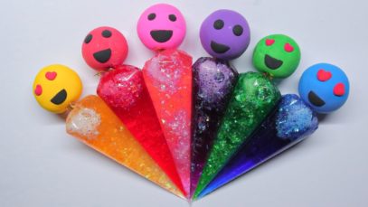 Making Clear Slime with Funny Piping Bags! Satisfying Video Slime ASMR