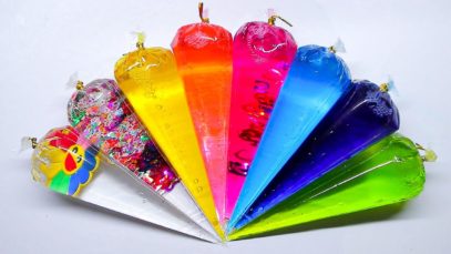 Making CLEAR SLIME with Piping Bags ? Oddly Satisfying Slime Video ⭐ASMR️⭐