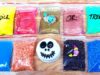 Making Crunchy Slime with Bags and Cracking Clay ! Satisfying Slime ASMR Videos #48 Halloween