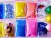 Making Crunchy Slime with Bags and Water Balloons – Satisfying Slime ASMR Videos #14