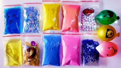 Making Crunchy Slime with Bags and Water Balloons – Satisfying Slime ASMR Videos #14