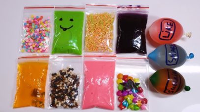 Making Crunchy Slime with Bags and Water Balloons – Satisfying Slime ASMR Videos #18