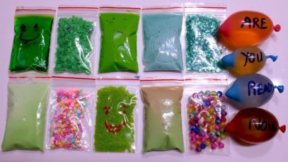 Making Crunchy Slime with Bags and Water Balloons – Satisfying Slime ASMR Videos #22