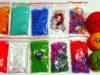 Making Crunchy Slime with Bags and Water Balloons – Satisfying Slime ASMR Videos #24