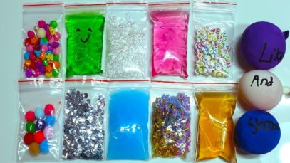Making Crunchy Slime with Bags and Water Balloons – Satisfying Slime ASMR Videos #26