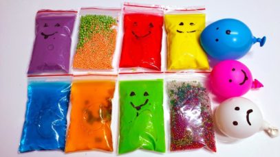 Making Crunchy Slime with Bags and Water Toys – Satisfying Slime ASMR Videos #04