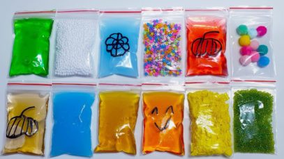 Making Crunchy Slime with Bags – Satisfying Slime ASMR Videos #29