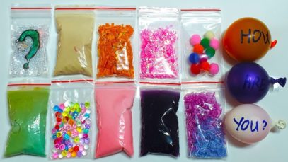 Making Crunchy Slime with Bags – Satisfying Slime ASMR Videos #33