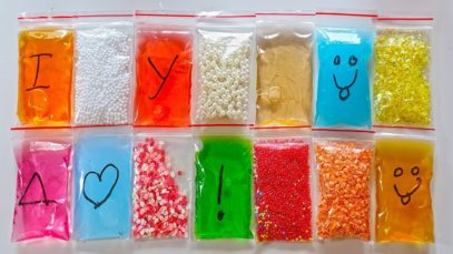 Making Crunchy Slime with Bags – Satisfying Slime ASMR Videos #38
