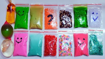 Making Crunchy Slime with Bags – Satisfying Slime ASMR Videos #43