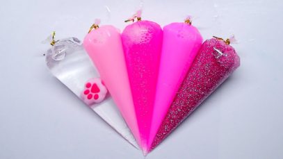 Making GLITTER SLIME with Piping Bags ? Oddly Satisfying Slime Video ⭐ASMR️⭐