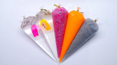 Making GLITTER SLIME with Piping Bags ? Oddly Satisfying Slime Video ⭐ASMR️⭐