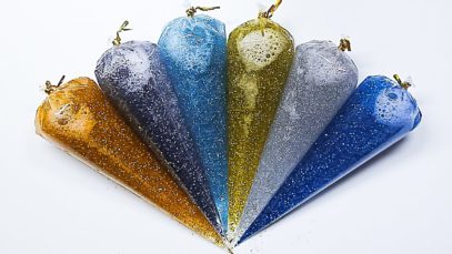 Making Glitter Slime With Piping Bags! Oddly Satisfying Slime Video ASMR
