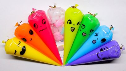 Making Glossy Slime With Funny Piping Bags ? Oddly Satisfying Slime Video ⭐ASMR️⭐