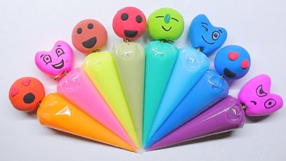 Making Glossy Slime with Funny Piping Bags! Satisfying Video Slime ASMR