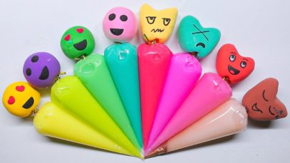 Making Glossy Slime with Funny Piping Bags! Satisfying Video Slime ASMR
