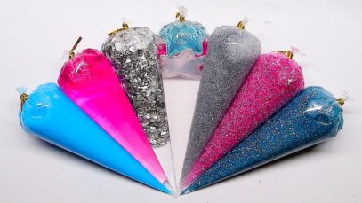 Making Glossy Slime With Piping Bags ? Oddly Satisfying Glitter Slime Video ⭐ASMR️⭐