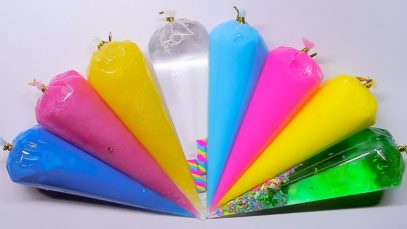 Making GLOSSY SLIME with Piping Bags ? Oddly Satisfying Slime Video ?ASMR️?