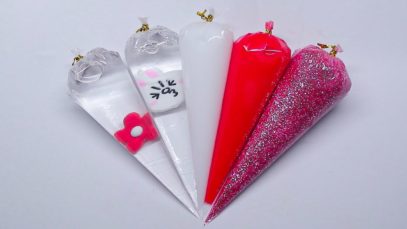 Making GLOSSY SLIME with Piping Bags ? Oddly Satisfying Slime Video ⭐ASMR️⭐