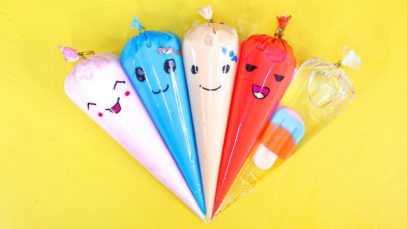 Making ICE-CREAM Slime with Piping Bags! Most Satisfying Slime Video★ASMR★