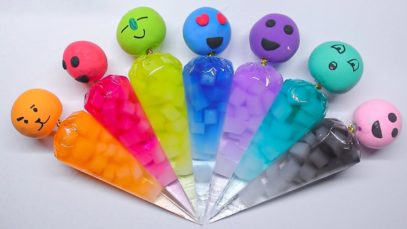 Making JELLY CUBE Slime with Funny Piping Bags! Oddly Satisfying Video ?ASMR️?
