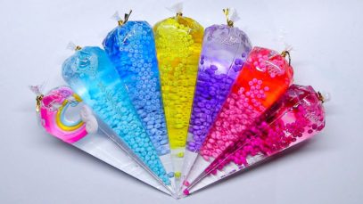 Making RAINBOW SLIME with Piping Bags ? Oddly Satisfying Slime Video ⭐ASMR️⭐