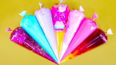 Making Shopkins Slime with Piping Bags | Oddly Satisfying Slime Videos ASMR