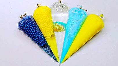 Making Slime with Piping Bags! Foam Slime Videos ️?ASMR️? No Talking