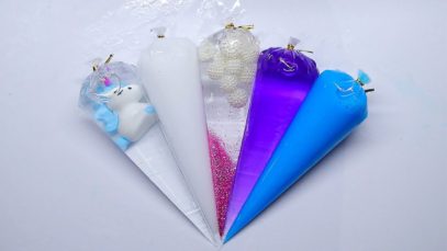 Making UNICORN SLIME with Piping Bags ? Oddly Satisfying Slime Video ⭐ASMR️⭐