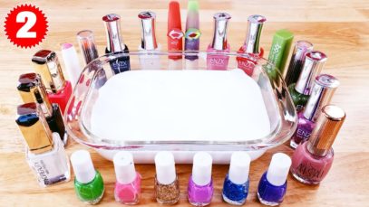 Mixing All My Makeup Into Glossy Slime – The Most Satisfying Video Slime New 2020 – Part 02