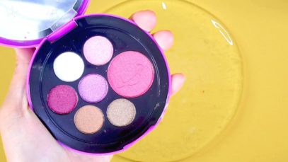 Mixing Makeup Eyeshadow into CLEAR Slime! Most Satisfying Video Slime ⭐ASMR⭐
