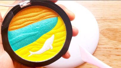 Mixing Makeup Eyeshadow Into Glossy Slime – Most Satisfying Video Slime ⭐ASMR⭐ 2020