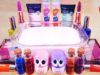 Mixing Makeup Eyeshadow Into Glossy Slime – Most Satisfying Video Slime New 2020 #17
