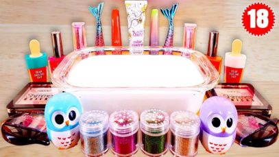 Mixing Makeup Eyeshadow Into Glossy Slime – Most Satisfying Video Slime New 2020 #18