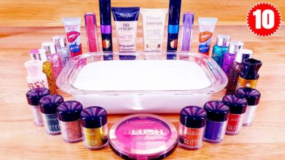 Mixing Makeup Into Glossy Slime – Most Satisfying Video Slime New 2020 #10