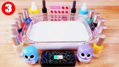 Mixing Makeup, Nail Polish Into Glossy Slime –  Most Satisfying Video Slime New 2020 Part 03