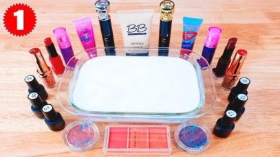 Mixing Makeup, Nail Polish Into Glossy Slime ! SLIME NEW 2020 ! SATISFYING SLIME VIDEO ! Part 1